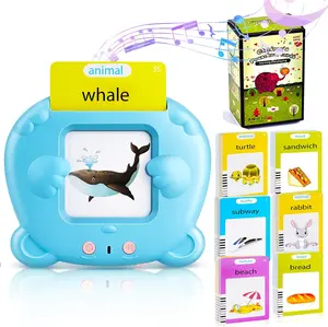 Talking Flash Cards for Toddlers, 112 Pcs Pocket Speech Toy, Early Education Learning Device, Kids Educational Toys Ages 2-4