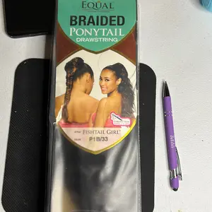 Braided Ponytail Drawstring P1B / 33 Fishtail Braid