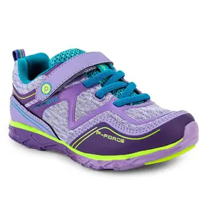 Pediped Force Flex Lavender Kids' Shoes - Durable & Breathable for Active Feet - Approved by the American Podiatric Medical Association