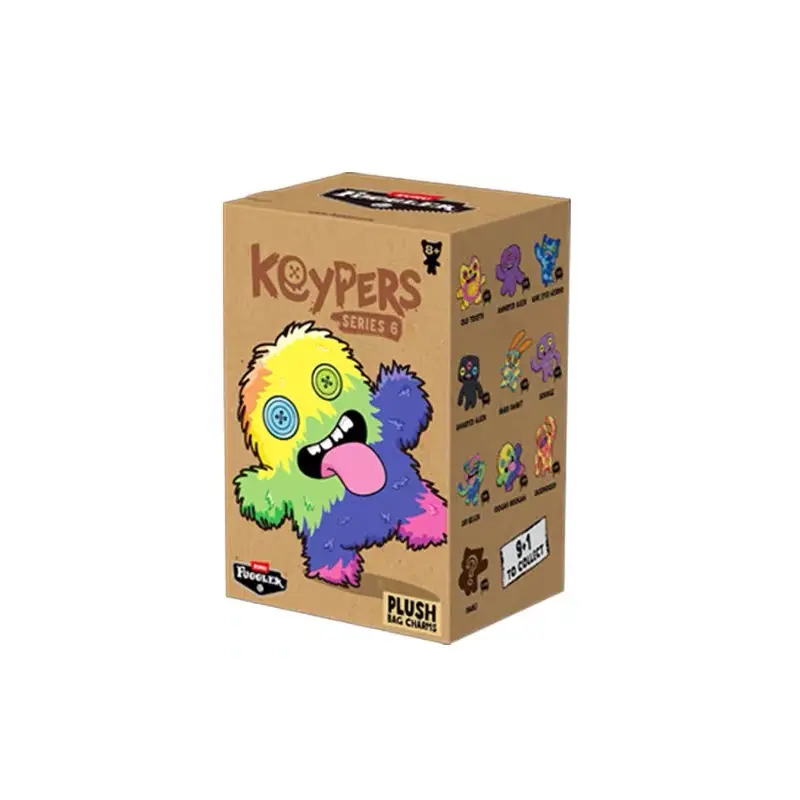 Fuggler Keyring S6 - 5" Blind Box Stuffed Animal Toy for Backpacks, Collectible Gift for Kids & Adults  Key Charms
