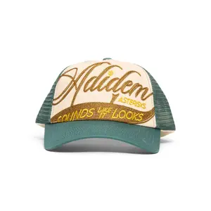 Adidem Asterisks Cursive Trucker Hat (Green)