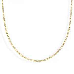 EVRY JEWELS Gemma Necklace for Women, Gold or Silver Plated Stainless Steel Dainty Hypoallergenic Necklace, Necklaces For Women, Dainty Necklace