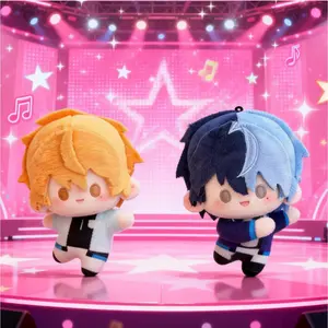 10cmAoyagi Fuyuyu Temma Tsukasa Attribute Cotton Doll Peripheral Plush Decorative Backpack Pendant Game Fan Birthday Gift