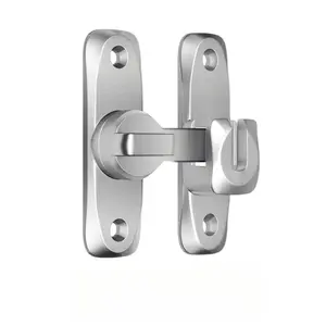 Barn Door Lock, 90/180 Degree Flip Door Locks, Protect Privacy Sliding Gate Latch, Bedroom, Garden, Fence, Outdoor, Shed