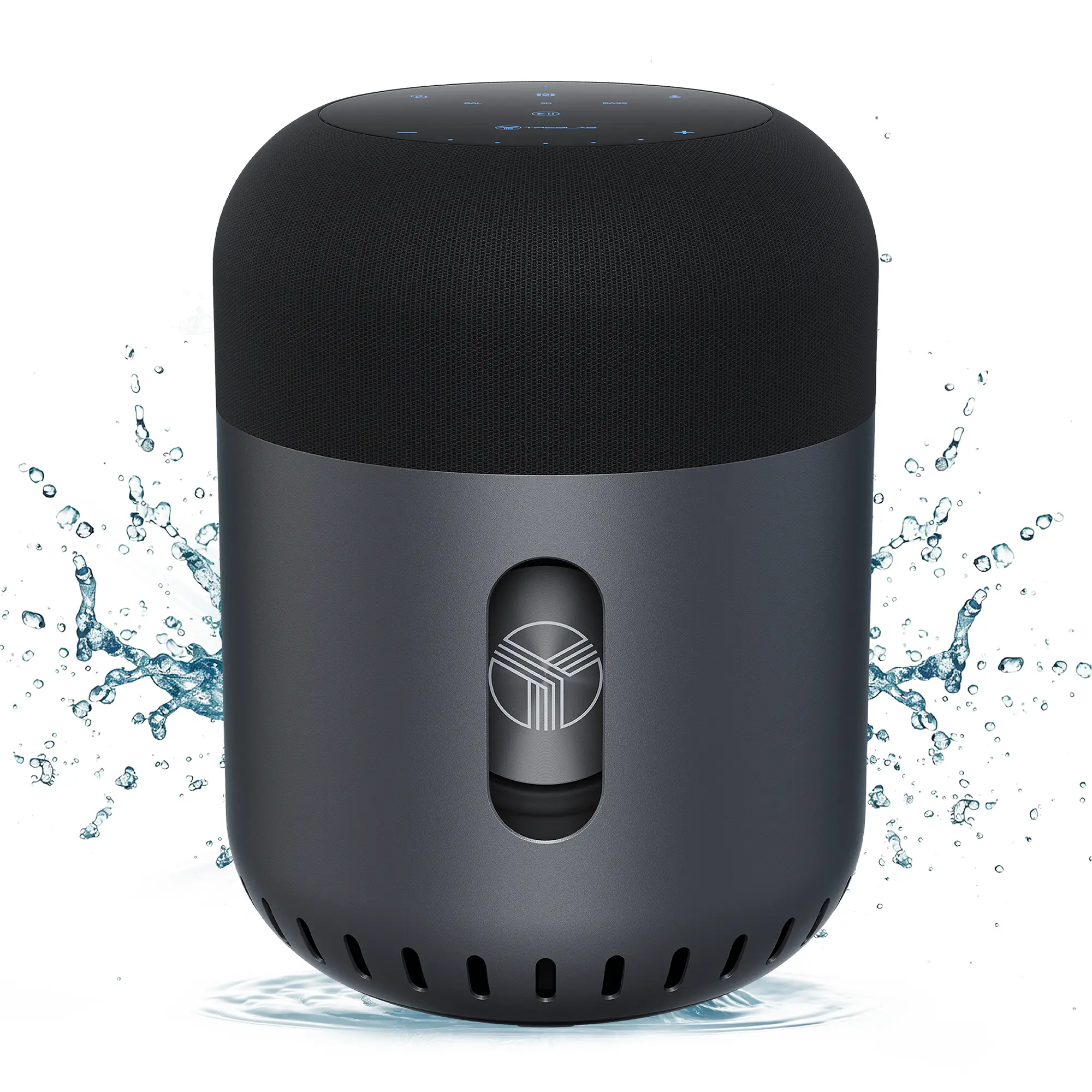 TREBLAB HD-360 Pro - Portable Bluetooth Speaker with 5 Dynamic Drivers, 8 Bass Radiators and Subwoofer