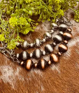 Feisty Chunky Chain Pearl Necklace