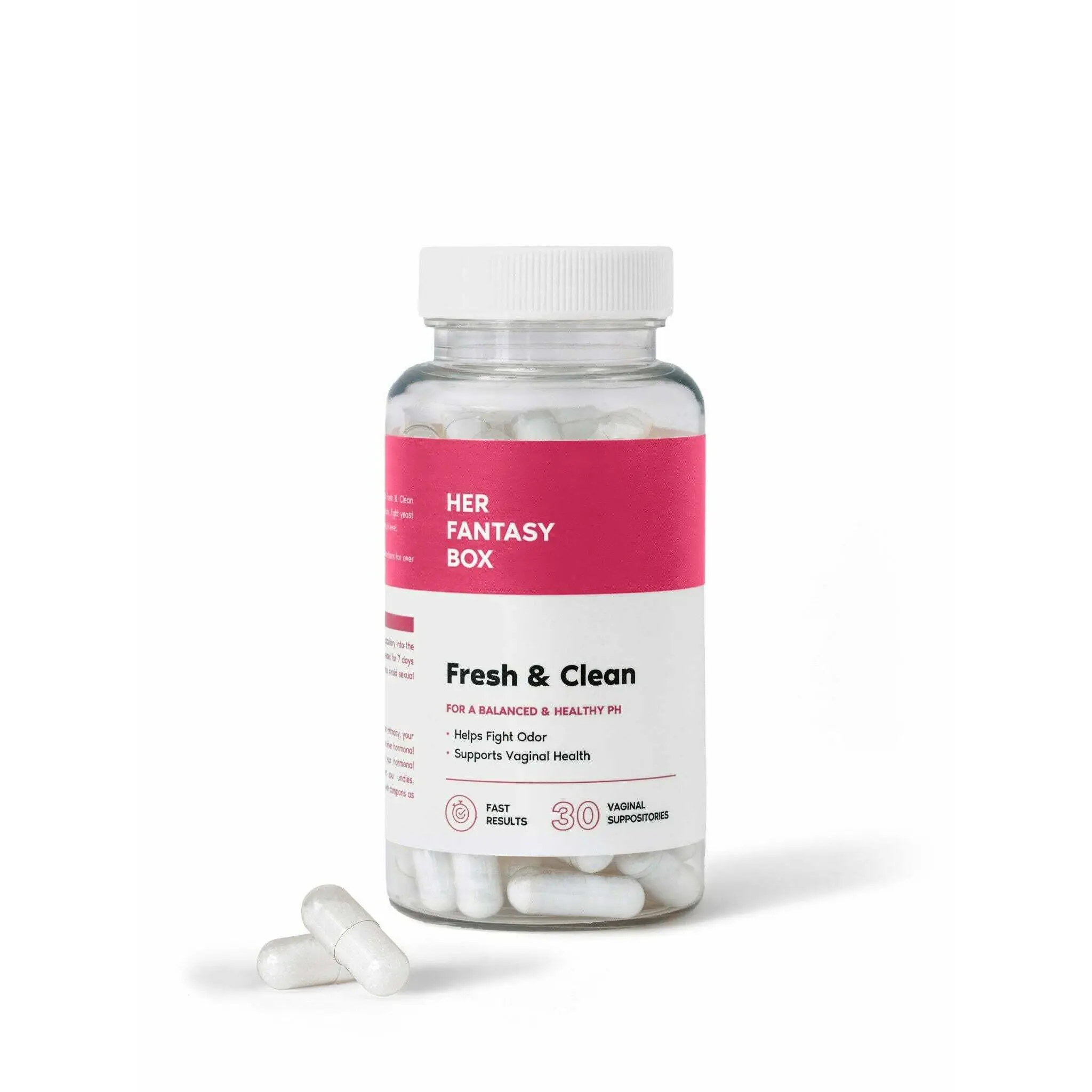 Her Fantasy Box - Boric Acid pH Balancing Vaginal Suppository (30 Count)
