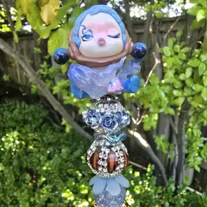 20 Premium character, plastic, beaded, refillable, topper pen.