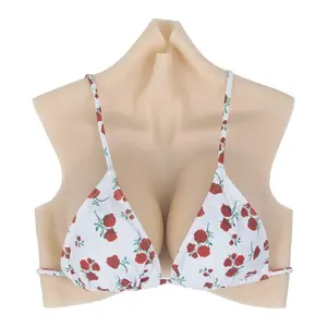 Silicone Breastplate Silicone Breastforms Fake Breast C-G Cup for Crossdressers Cosplay Drag queen Transgender