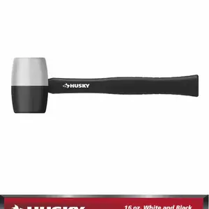 Heavy-Duty Rubber Mallet, Non-Marring Head, Multi-Purpose for Woodworking, Furniture Assembly, DIY Projects