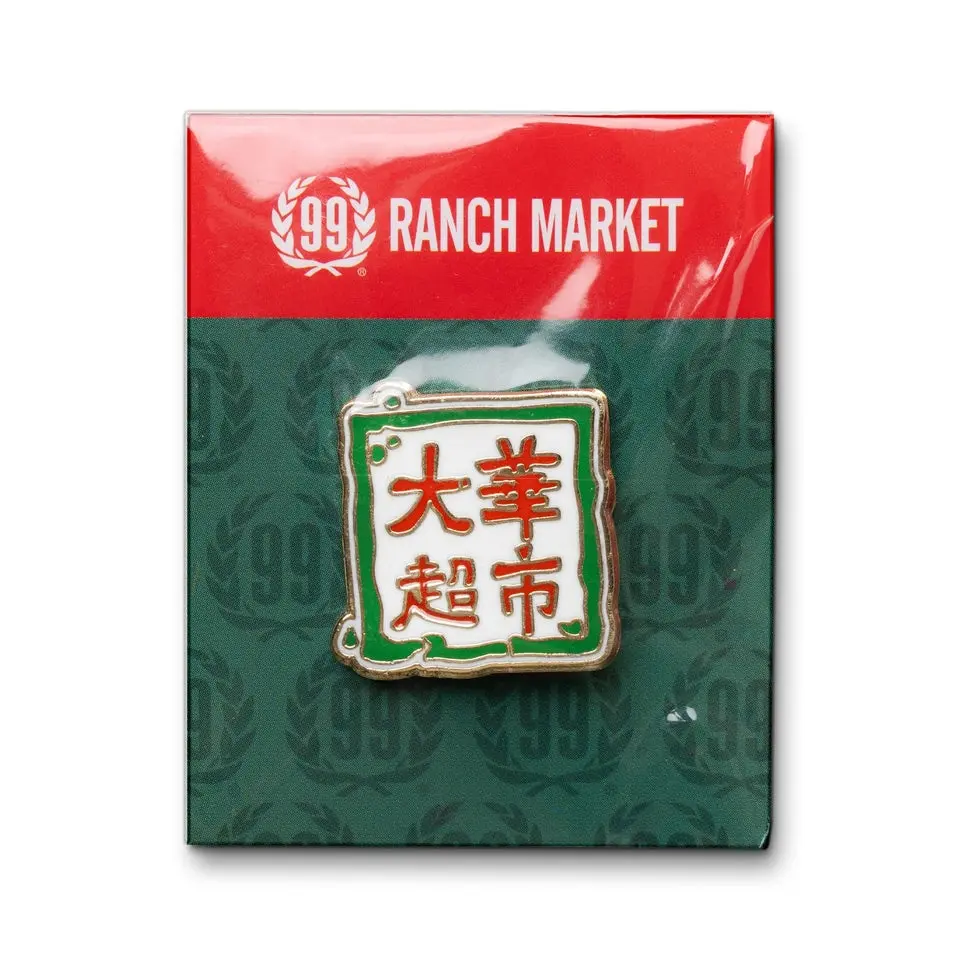 99RANCH Gold Enamel Pins - 13 Food-Themed Snack Icon Designs, Tawa Supermarket Collectible Charms, Clip-In Fashion Collar Clip Brooches for Vibrant Styling