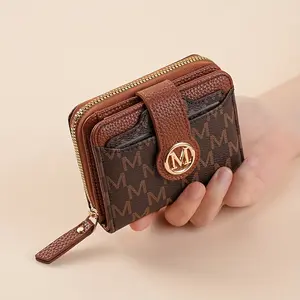[Korean Style | Lychee] Korean Style Lychee Letter Wallet |   Multiple Card Slots & Pockets |   Thickened Vintage Coin Purse for Women