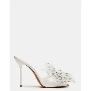 Steve Madden DAVINA TULLE WHITE/BLACK POLKA DOT