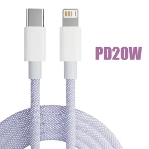 6A Super Fast Charging Cable PD20W Type-C Data Cable, Widely Compatible with iPhone & Android Devices