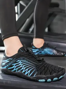 Unisex's Minimalist Wing Design Lace Up Low Top Sneakers, Casual Comfortable Breathable Sports Running Shoes, All-match Basic Shoes for Daily Wear