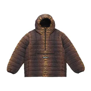 Supreme Men's Micro Down Half Zip Hooded Pullover (FW25) Tiger, from StockX