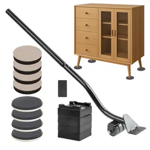 14 pcs furniture lifting tools set, suitable for lifting and sliding tool kits for heavy furniture and appliances, carpet floor protection pads, home decoration tools