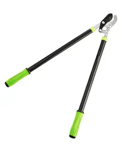 32 Inch Loppers For Tree Trimming And Branch Cutting, Steel Construction, Heavy Duty Hand Tool For Cutting Branches Up To 2 Inch Diameter, Long Reach, Bypass Blade, Comfortable Ergonomic Grip For Garden And Yard