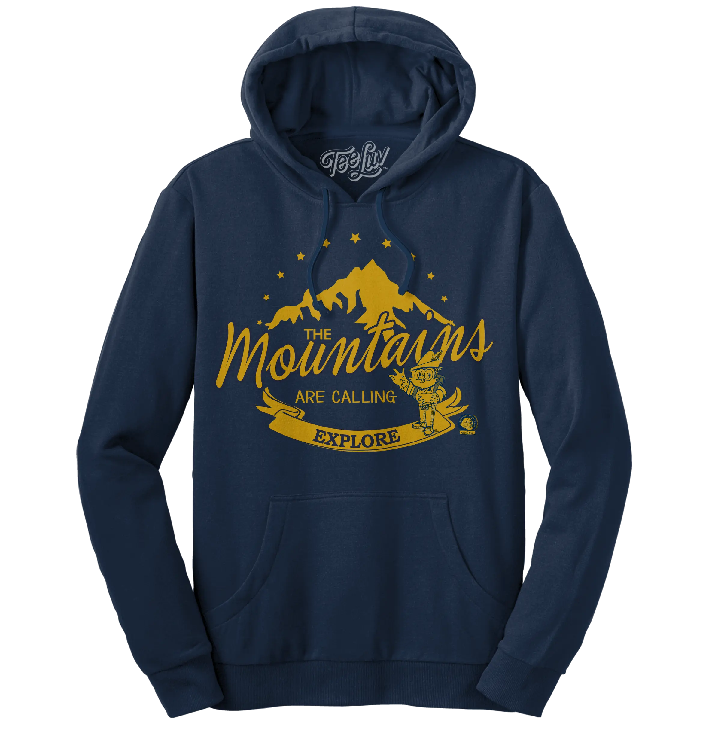 Woodsy Owl Explore Pullover Hooded Sweatshirt - Navy