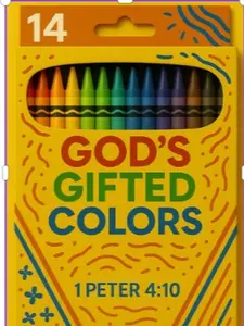 GOD'S GIFTED COLORS: crayons, stress, anxiety, depression, church, school, vbs