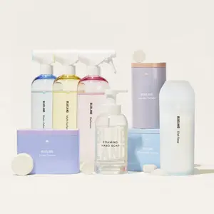 Blueland Clean Suite Kit, Eco-Friendly Household Cleaning Products, Foaming Hand Soap, Cleaning Sprays, Dishwasher & Laundry Detergent, Toilet Bowl Cleaner + 8 Reusable Containers