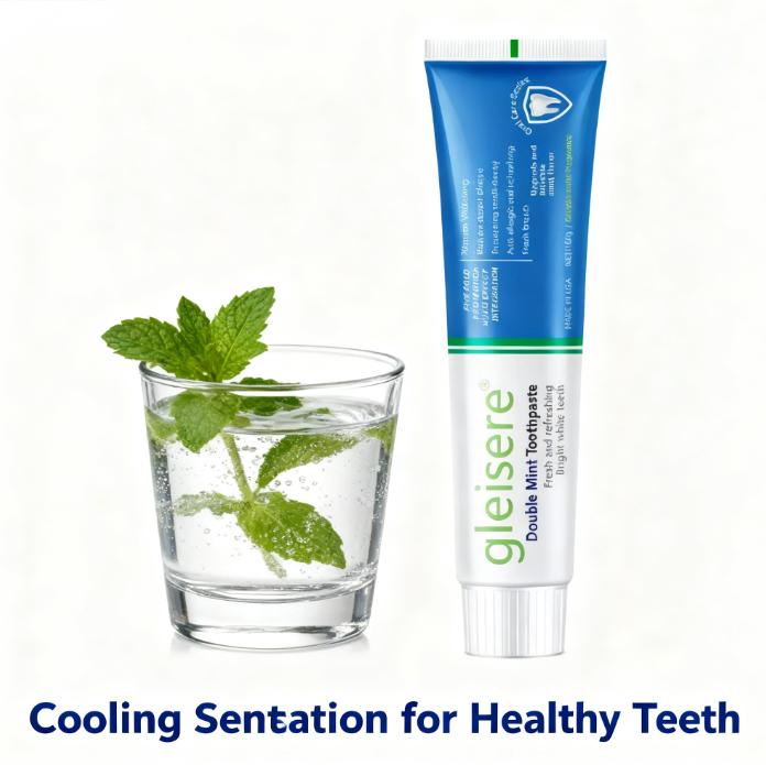 3 PCS Double Mint Toothpaste for Bright White Teeth Fresh and Refreshing Oral Care Solution,Leaves Mouth Feeling Refreshed for Hours,Daily