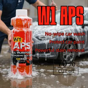 AICLAS W1 APS All Purpose Pre-Wash Powerful Stain Remover Bug Gum Remover No Scrub Degreasing Car Wash Doesn't Hurt the Car