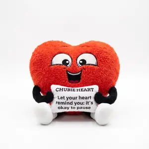 Bemellou Vita the Heart - Comfort Plushie for Stress & Heavy Days | Soft Emotional Support Buddy | Bemellou App Access Included | Cute Gift