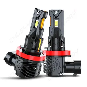 2x White H11 LED HeadLight Bulbs For Honda Civic 2006 2007 2008 2009 2010 2011 2012 2013 2014 2015 2016 2017 2018 1.5L 1.8L 2.0L