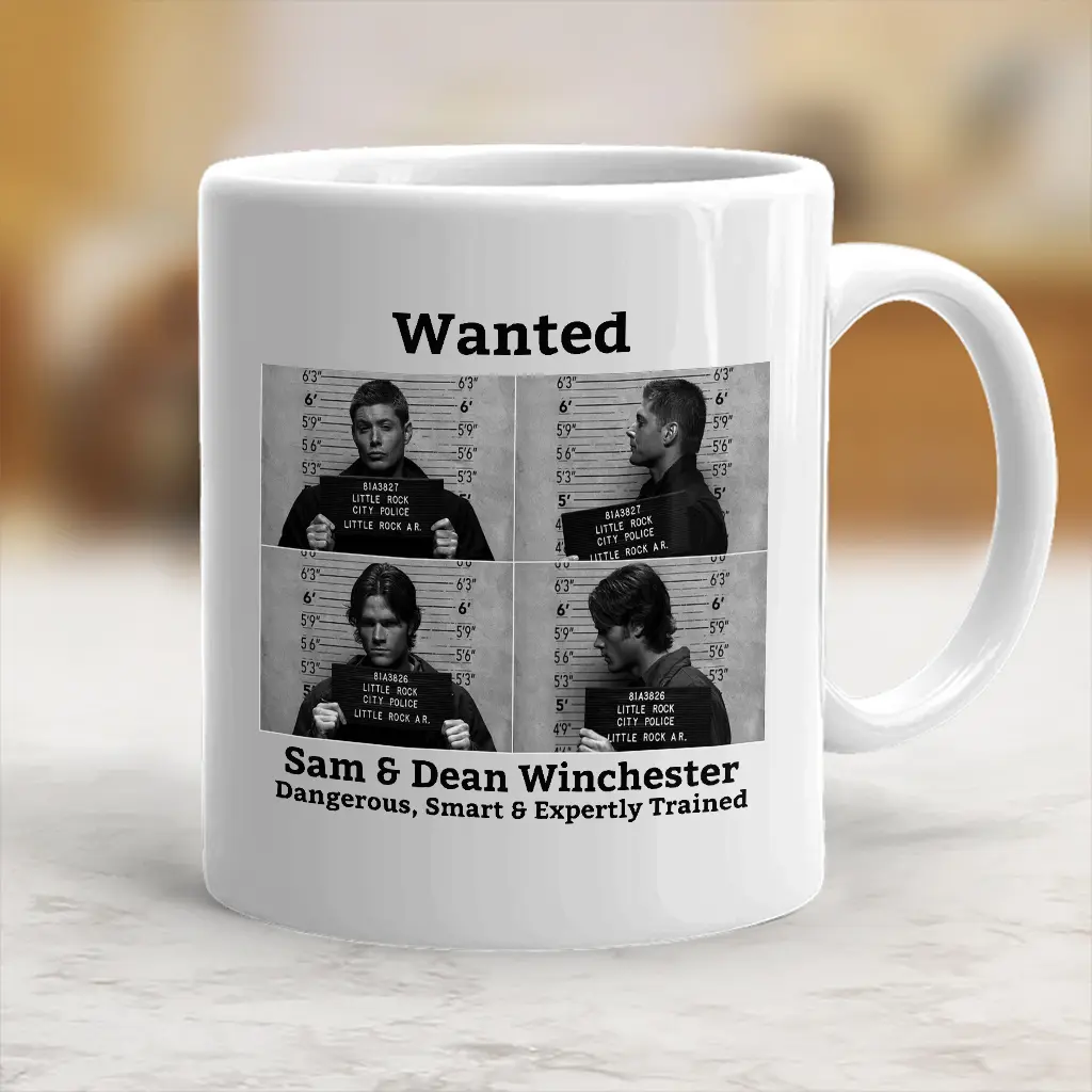 Supernatural Armed and Dangerous Coffee Cup, Supernatural Mug, Supernatural Fan Gift, Sam & Dean Winchester Brothers Coffee Mug - ctt10247 Ceramic Classic