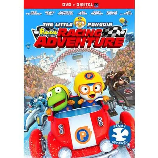 Used Soft Cover Book - The Little Penguin: Pororo's Racing Adventure (DVD Included) - English, Children's Animation, Family Entertainment