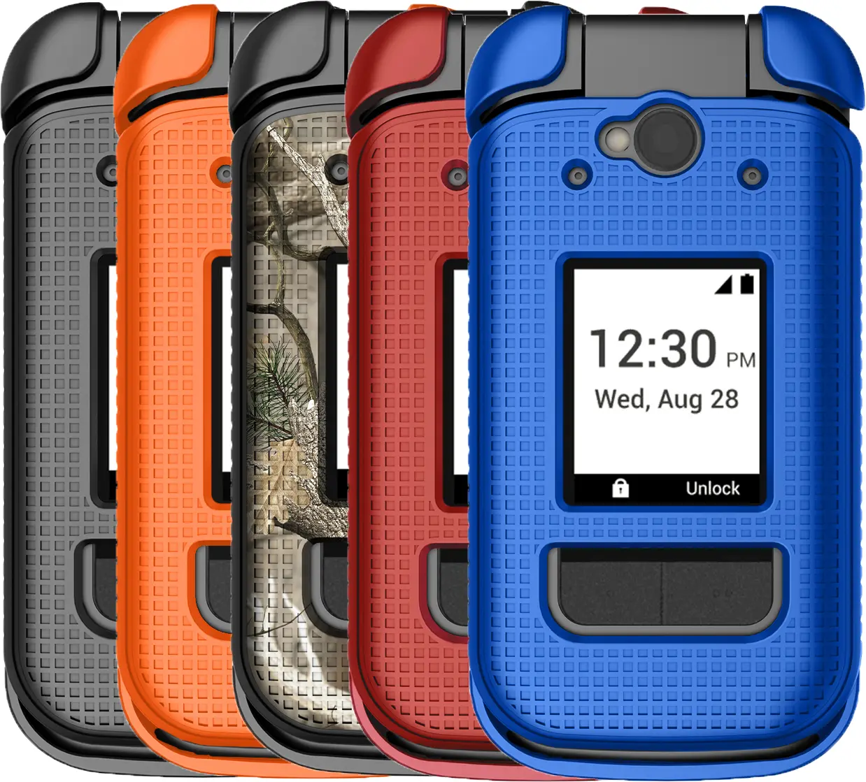 Nakedcellphone Grip Series for Sonim XP3plus 5G Phone Case, Slim Textured Hard Shell Protector Cover [Anti-Fingerprint, Grid Texture] for XP3 Plus X320 (2025)