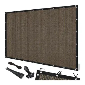 Pergola Shade Cover 10x12 FT with Grommets – 90% UV Block Outdoor Sun Shade Cloth Privacy Screen for Patio, Deck & Garden (Mocha)