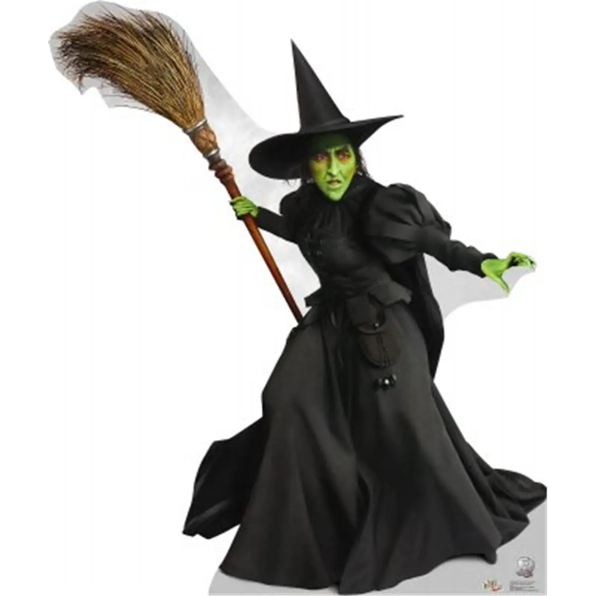212 MAIN Wizard of Oz Wicked Witch of the West Full-Length Cardboard Cutout - 75th Anniversary, Large Size with Easel Back, Party Decor, Movie Collectible, Home Supply, Movies