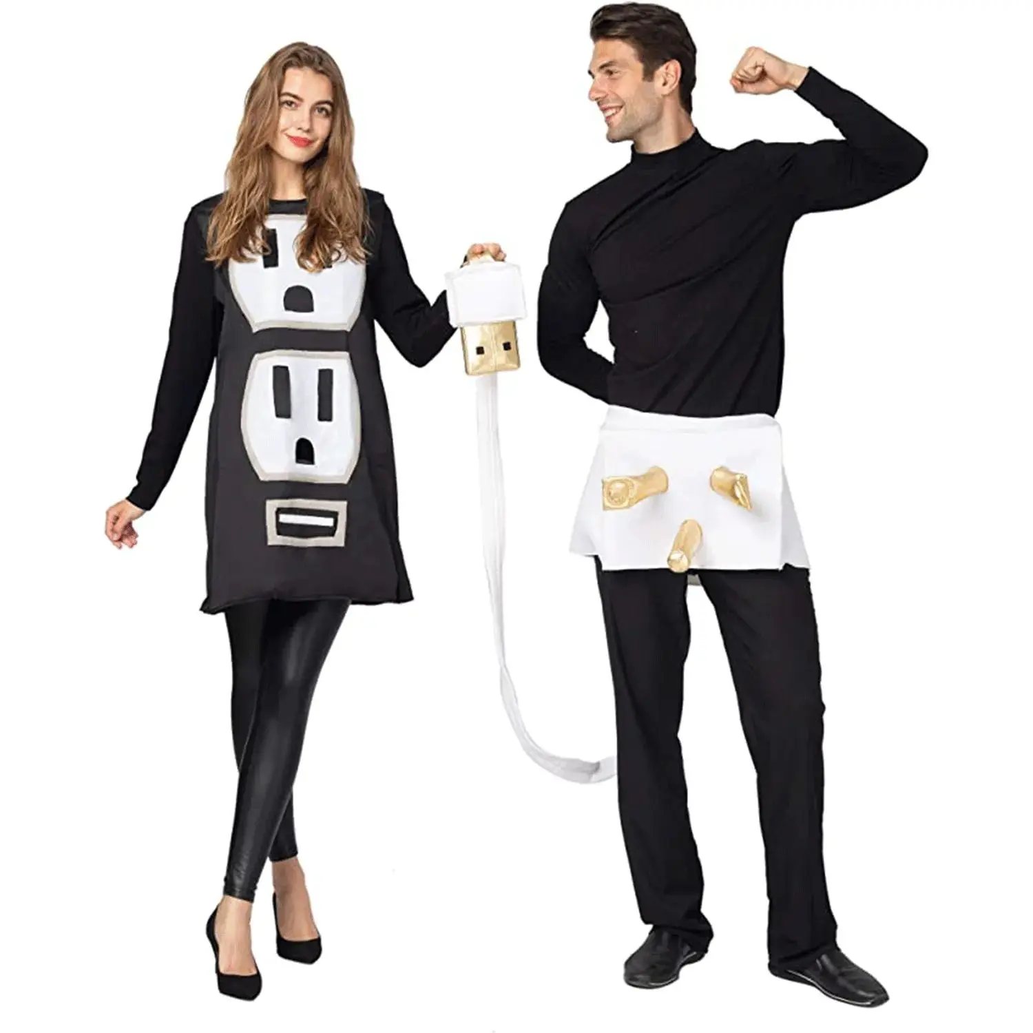 Plug and Socket Halloween Costume Adult, Plug and Outlet Couples Costume USB Costume Plug and Socket Halloween Costume Adult, Plug and Outlet Couples Costume USB Costume