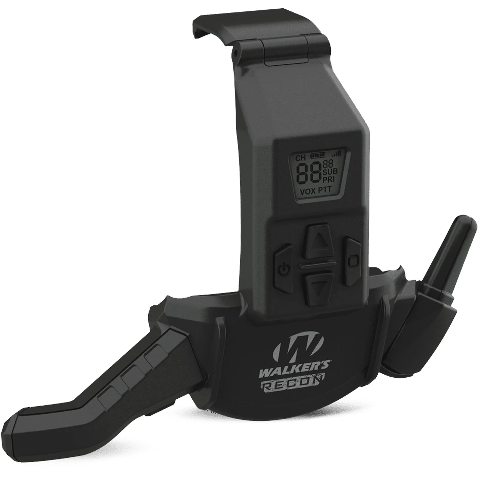 Walker's - Recon Hybrid Communicator Walkie Talkie with Bluetooth - Black
