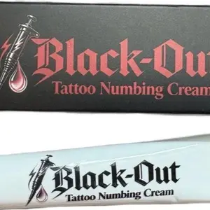 Black-Out Tattoo Numbing Cream, Cosmetic Makeup Numbing Solution for All Skin Types