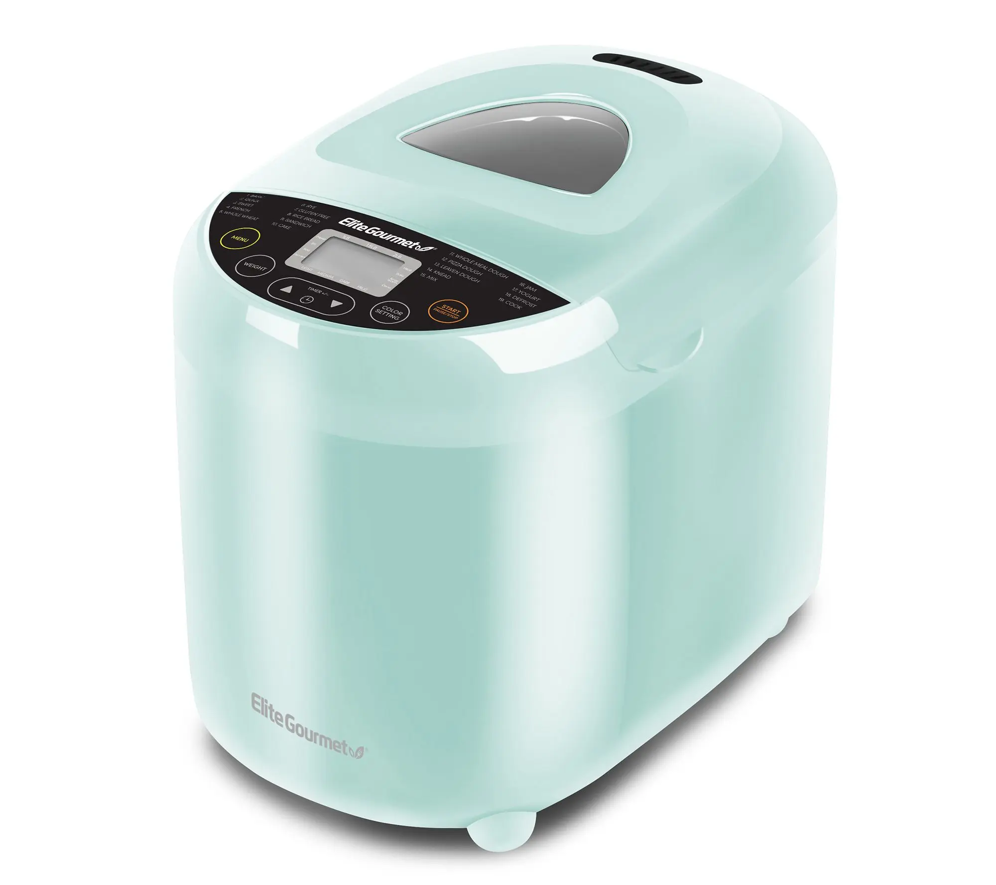 Elite Gourmet 2-Lb Programmable Bread Machine Maker