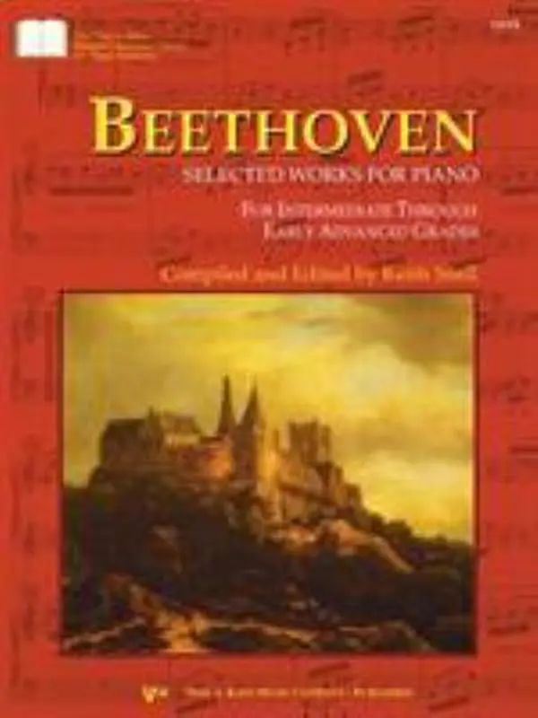 USED Book - GP378 - Beethoven Selected Works for Piano by Keith Snell (Paperback) - english