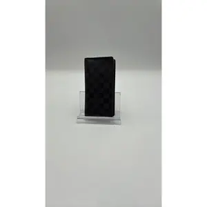 Pre-owned Louis Vuitton Leather Luxury Bags & Accessories Graphite Brazza Wallet Date Code: TA5129 Entrupy ID: QMB3GBC