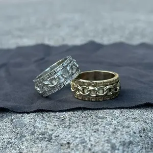 925 Silver Chino Spinner Ring