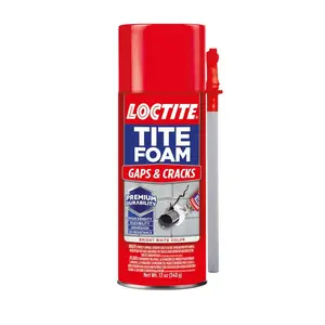 TITE FOAM Gaps and Cracks Spray Foam, Bright White, 12 oz. Can, Insulating Spray Foam Sealant