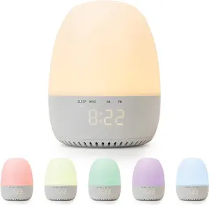 Rest Baby Sound Machine | Time to Rise Alarm Clock | 1st Gen | Sleep Trainer with Night Light | White Noise Soother | Bluetooth Connectivity