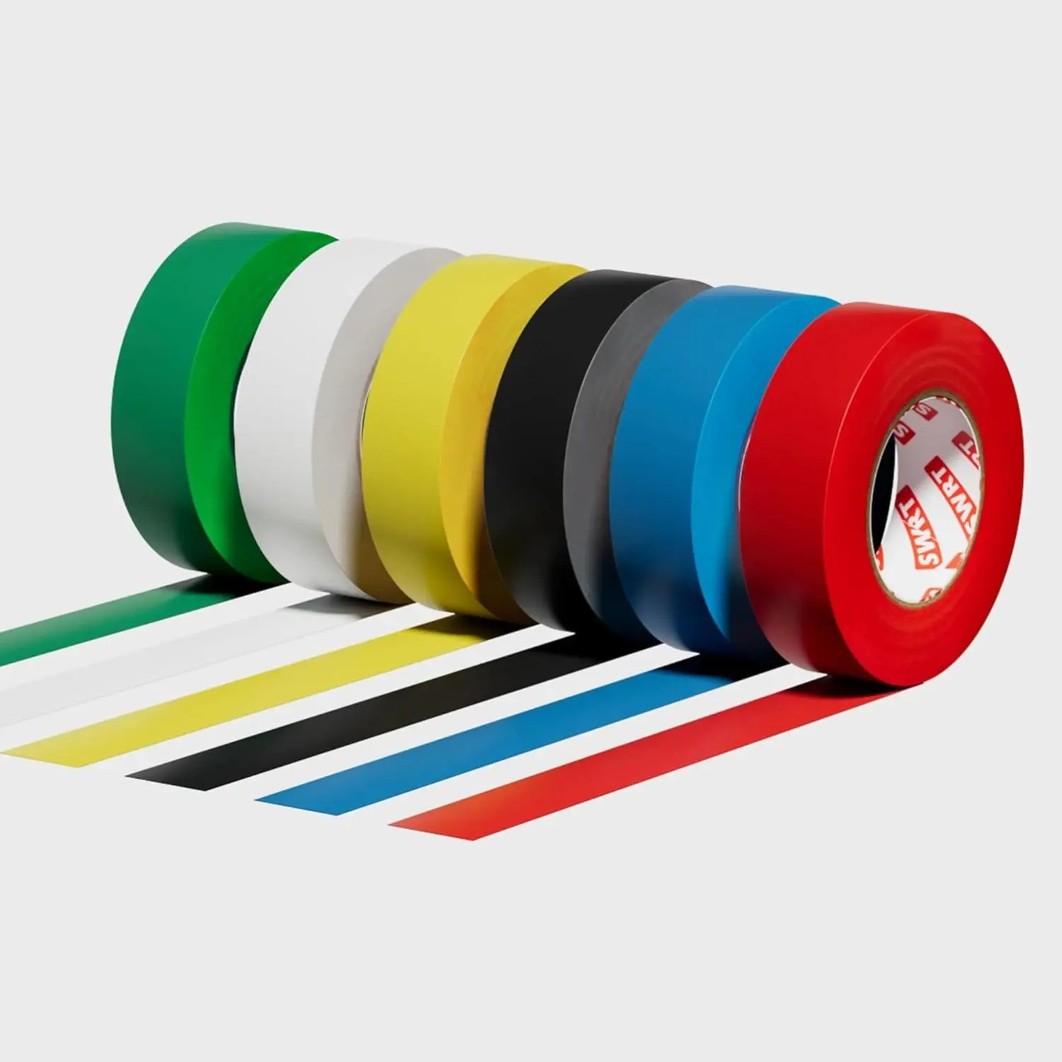 [New Deal]- 6 Pack Colored Electrical Tape, 0.75 in x 33 FT High Temp Electric Tape Under 600V for All Weather, UV Protection, Flame Retardant, Suitable for Domestic, Commercial, and Industrial environments
