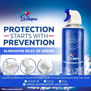 Liapu High-Speed Multi-Purpose Toilet Cleaner for Efficient Cleaning Eliminates 99.9% of Germs Protects Against COVID-19 Cold Flu