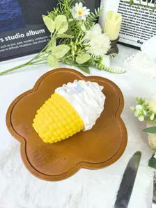 Corn Ice Cream Squishy Fidget Toy | Super Soft Slow Rising Non-Toxic Stress Relief for Kids Teens Adults   squeezeluck squishy toy