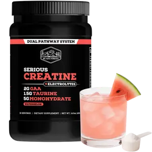 Black Forest Serious Creatine™ 10,000mg Dietary Supplement for ATP Energy Creatine Production Electrolyte Balance & Cellular Stability - Healthcare