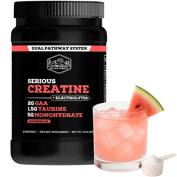 Black Forest Serious Creatine™ 10000mg Fitness Powder Dietary Supplement - Supports ATP Energy, Electrolyte Balance & Cellular Stability, Fitness Supplements for Health & Wellness,summerwins