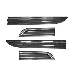 Suitable for the 2014 and newer Porsche Macan 95B GTS model: dry-fit carbon fiber replacement body trim with a glossy twill finish