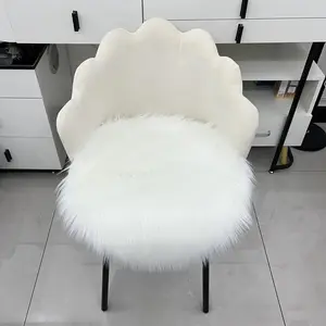 1 Piece Faux Wool Round Padded Seat Cushion - Soft & Comfortable, Essential for Autumn & Winter, Suitable for Multiple Scenes, Multiple Sizes & Colors Available